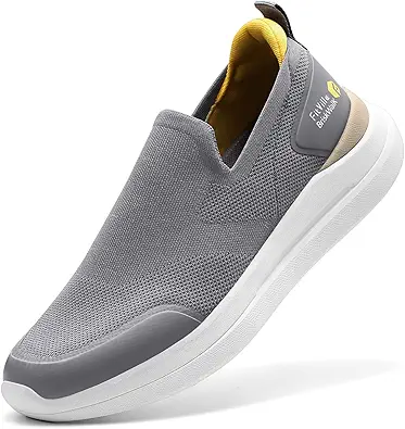 FitVille Plantar Fasciitis Shoes for Men Extra Wide Orthopedic Shoes for Foot Pain Relief - BriskWalk