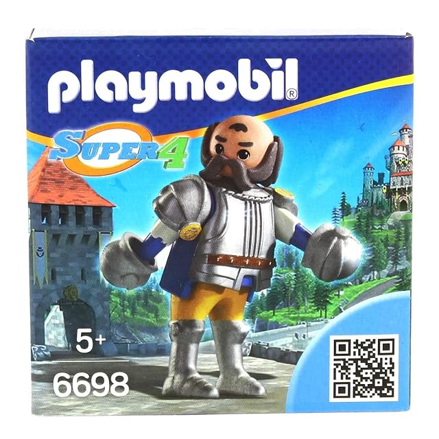 PLAYMOBIL - Super 4 Guardia Real Sir ULF Muñecos y Figuras, Color Multicolor (6698)