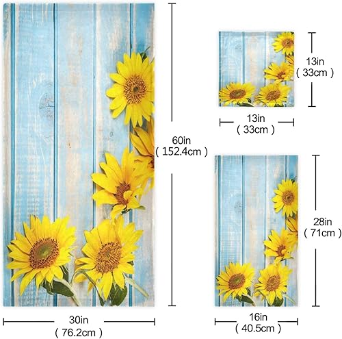 Vista 38 de ALAZA Juego de toallas de baño, toallas de fuego de agua de béisbol, 3 piezas, 1 toalla de baño, 1 toalla de baño, 1 toalla de mano, juego de 3