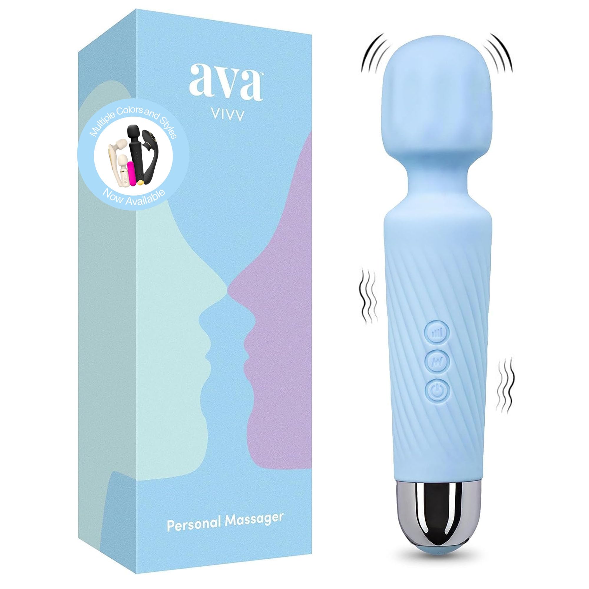 Amazon.com: Ava Vibrator Wand Sex Toys [ Clit Stimulator ] Vibrators for  Woman Adult Toy | Gifts for Women | 20 Patterns & 8 Speeds of Pleasure |  Quiet & Small -Standard
