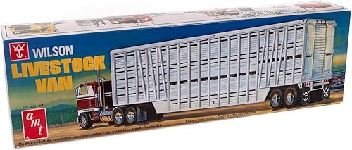 AMT Wilson Livestock Van Trailer 125 Kit de modelo a escala 125