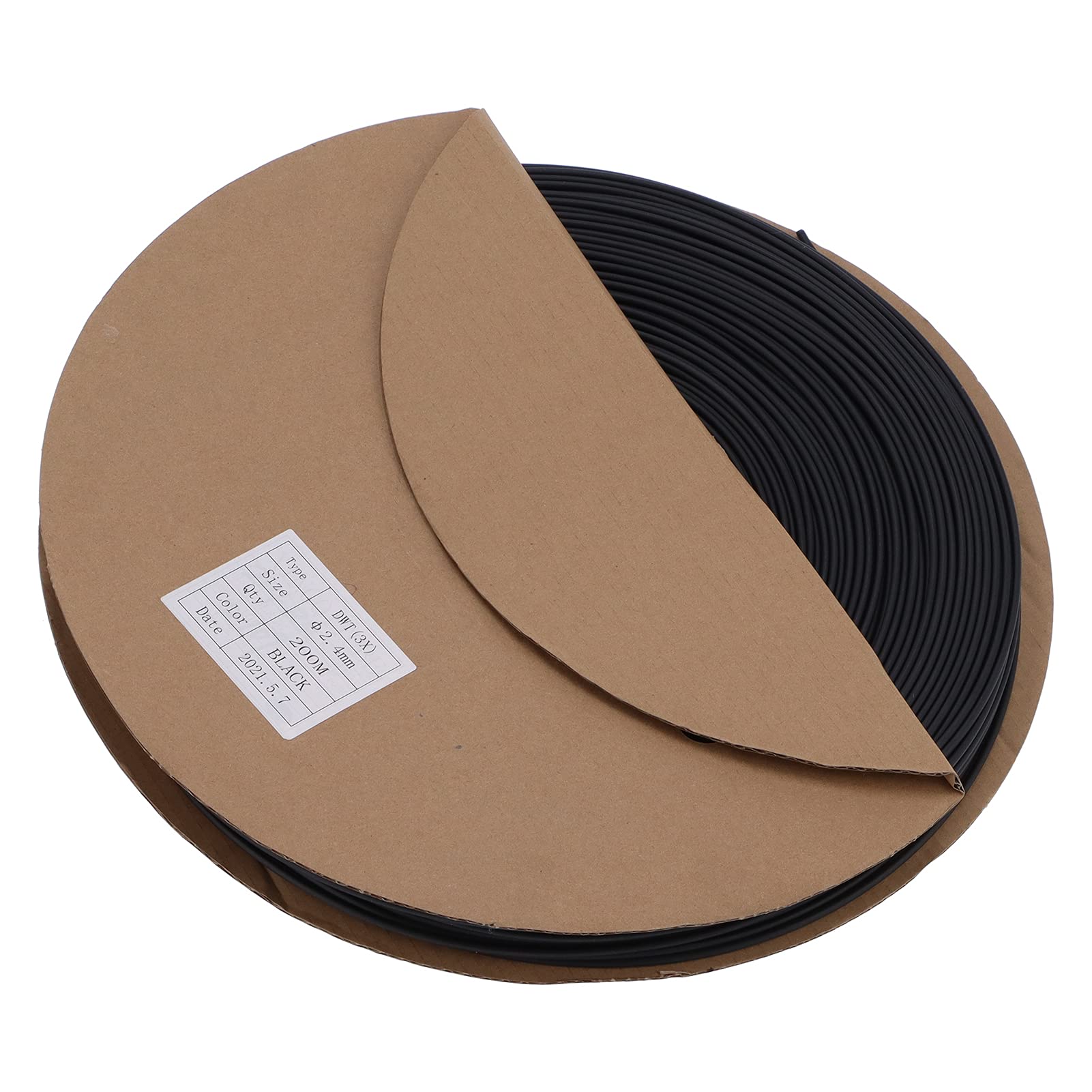 Yosoo Health Gear Guaina Termorestringente, Guaina Termorestringente a Doppio Strato in Poliolefina da 200 M, Sigillante Impermeabile Ignifuga con Rivestimento Adesivo, Protezione Cavi per