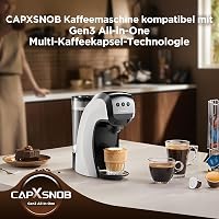 CAPXSNOB Warriors1 5 az 1-ben Kapszulás Kávéfőző - Nespresso, Dolce Gusto, Lavazza Kompatibilis, 20 Bar, 0,8L, Automata Mini Kávégép Otthonr 9