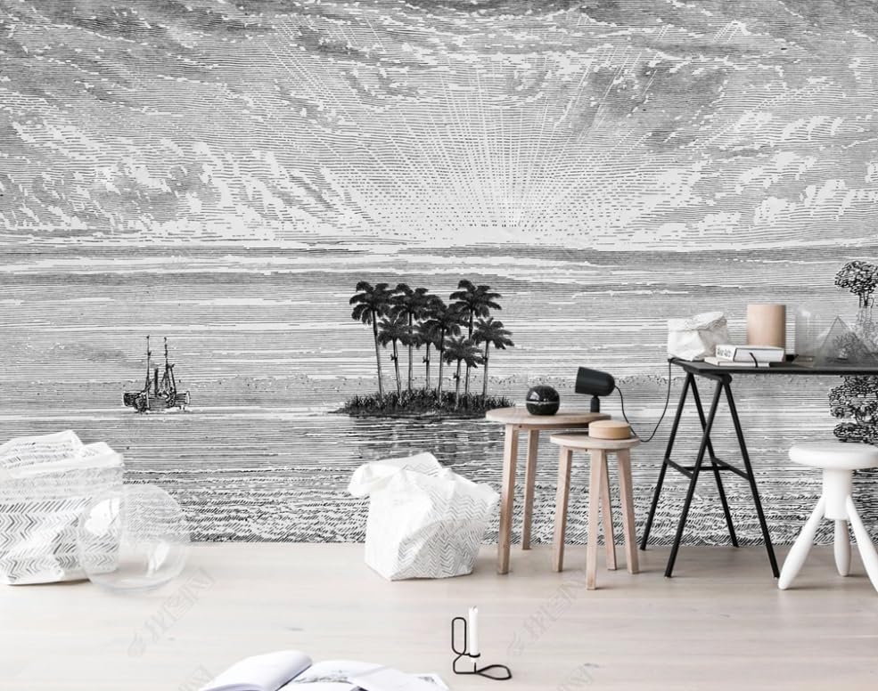 Papier peint intissé océan poster géant mural 200x140 décoration murale salon chambre restaurant