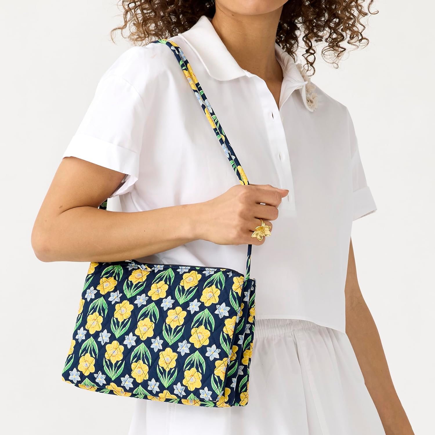 womens Premium Cotton Foxbury Crossbody Bag - Image 3