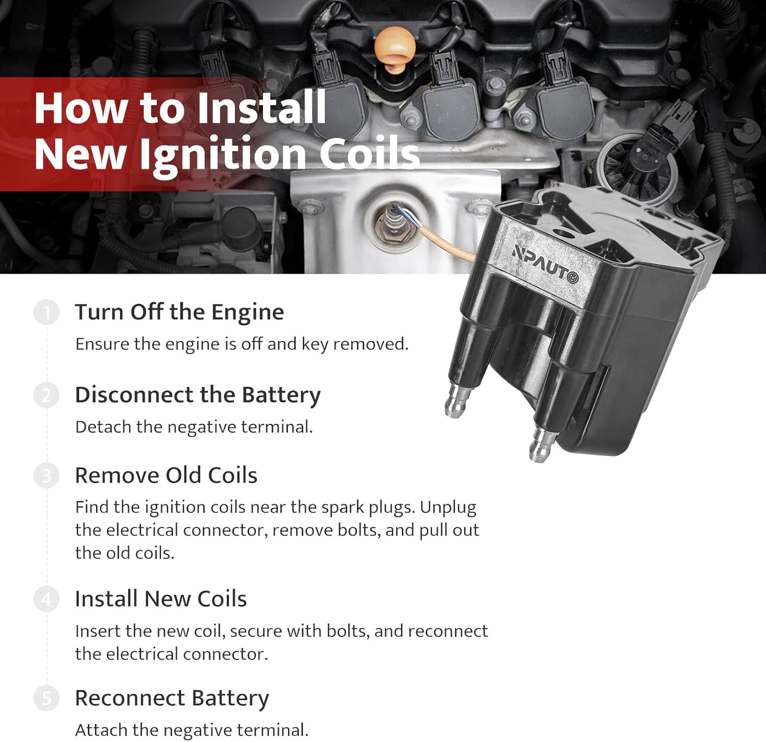 Ignition Coils Pack of 3 fit for V6 Buick LaCrosse Lesabre Regal Century Chevy Impala Camaro S10 Monte Carlo Venture Oldsmobile Sonoma 2000 2001 2002 2003 2004 2005 2006 2007 2008 2009, DR39 GN10123