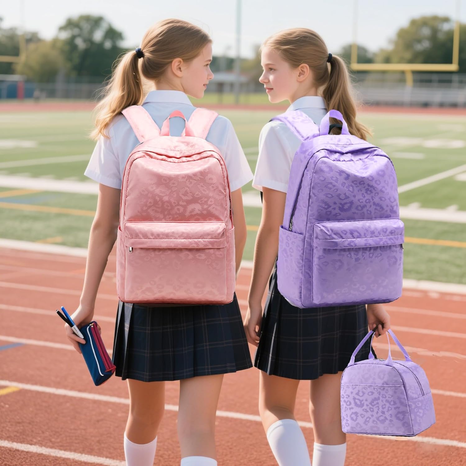 Jumpopack Backpack for Girls School Bag With Lunch Box - Kids Bookbag for Teen Girls - Image 2