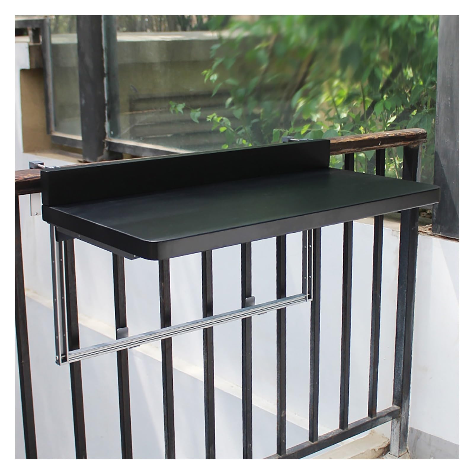 Bar de balcon pliant pour des apéritifs conviviaux sur votre terrasse