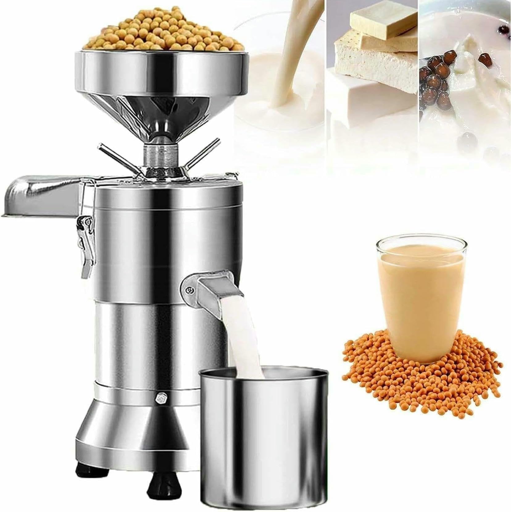Machine à lait de soja commerciale séparateur automatique de résidus