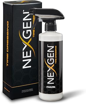 Nexgen Tire Dressing 16oz - Long-Lasting Tire Shine & UV Protection - Repels Dust & Debris - On-the-Go Car Detailing - Car Cleaning Supplies - For Tires, Dashboards, Trim