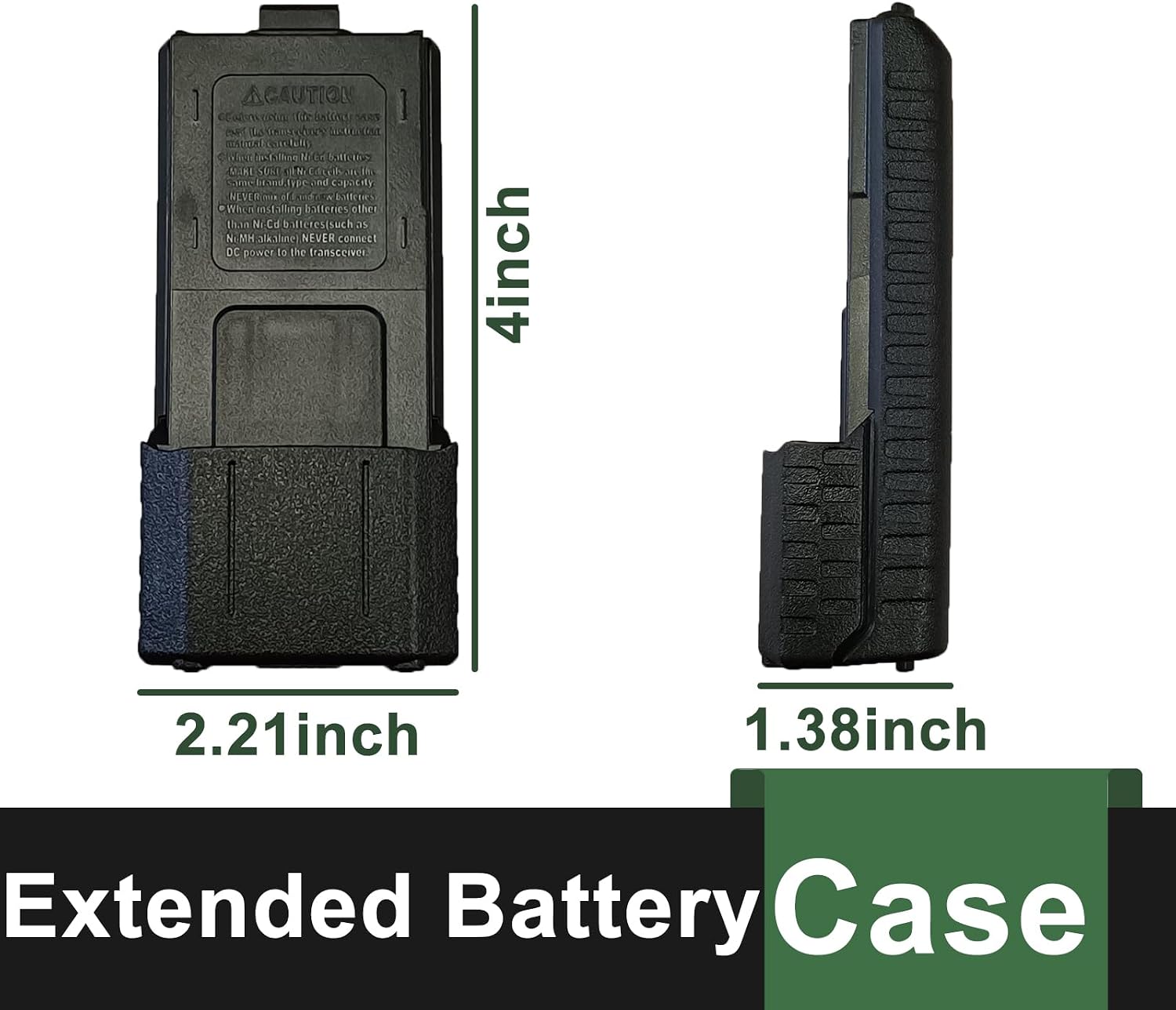 6AA BF-F8HP Battery Case Shell Replacement UV-5R Extended Battery Two Way Radio Accessories for UV-5RE BF-F8 UV-5RX3 Walkie Talkie Long Range