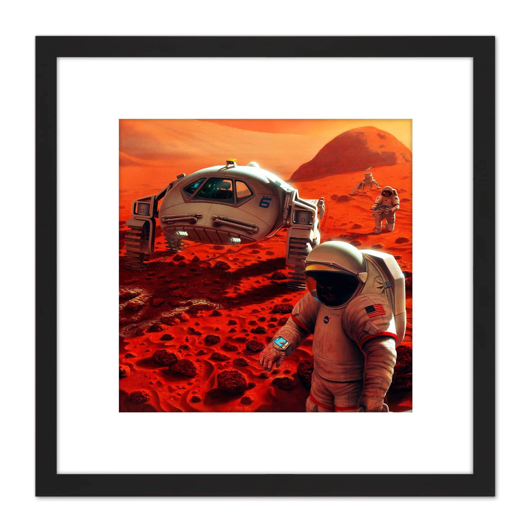 赤いフレームの人物画 FANGU Amazon.co.jp: スペースNASA ヒューマンズ・オン・マーズ・プラネット