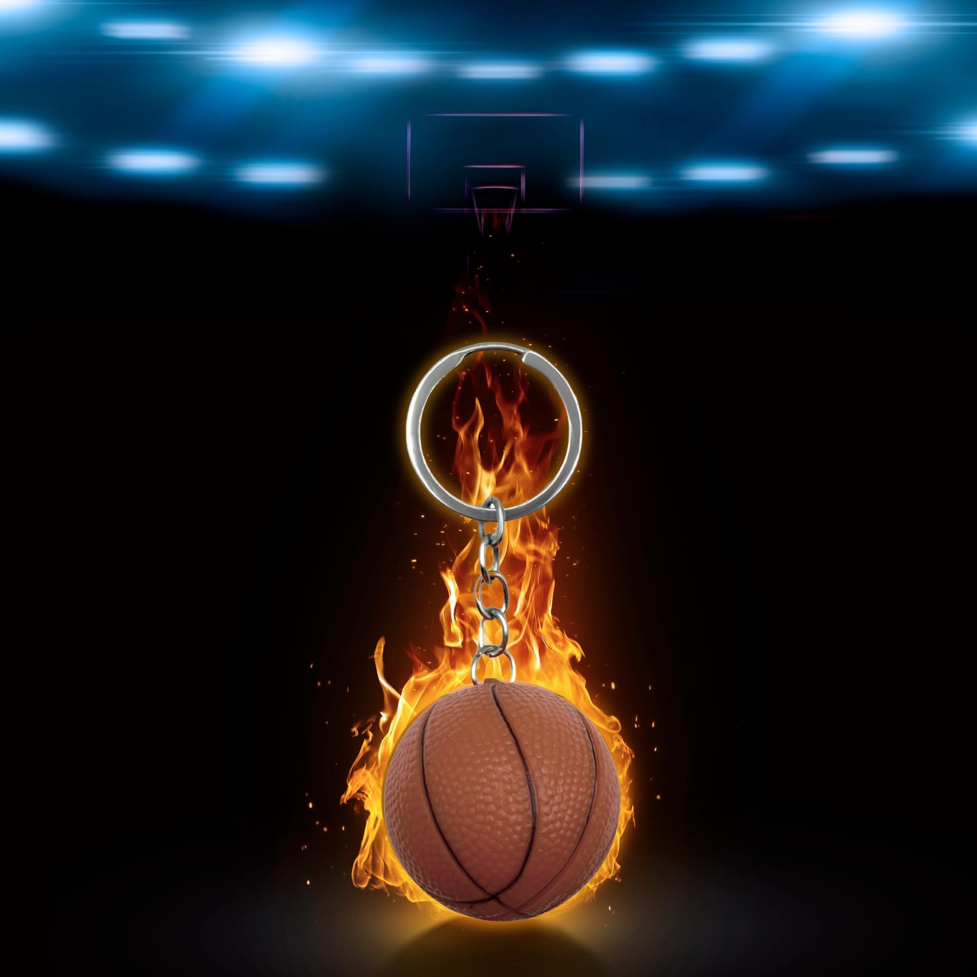 Llavero Baloncesto, Llavero pelota Basket, KeyChain Basket, 1 Unidad - imagen 6