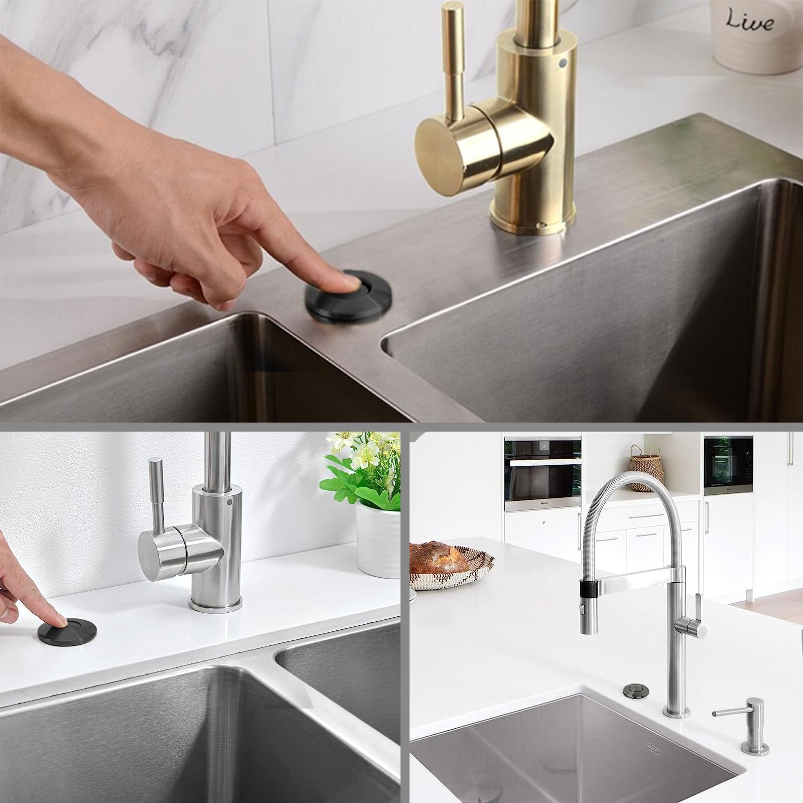 Strictly Sinks Garbage Disposal Air Switch - Garbage
