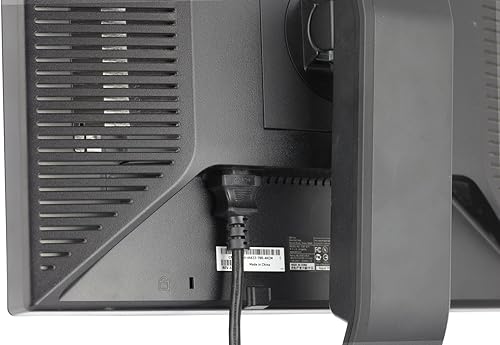 Miniatura 6 de Extensión universal de cable de alimentación, 3 clavijas para computadora, monitor de escritorio, TV, Apple, impresora, escáner, proyector, 18 AWG,