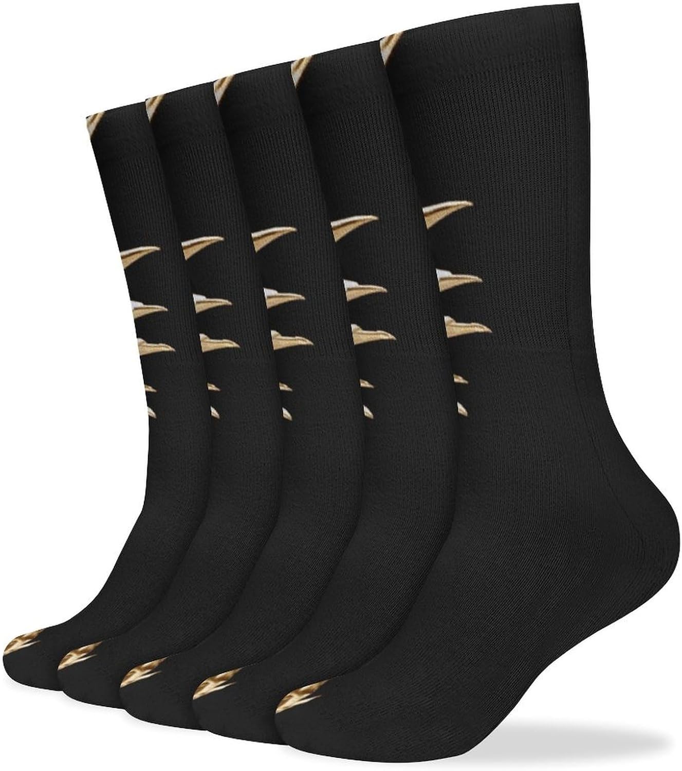 Gold Pineapple Stocking - Cute Casual Long Athletic,Crew Sock for Men Women,Running Socks Soft Breathable for Gift