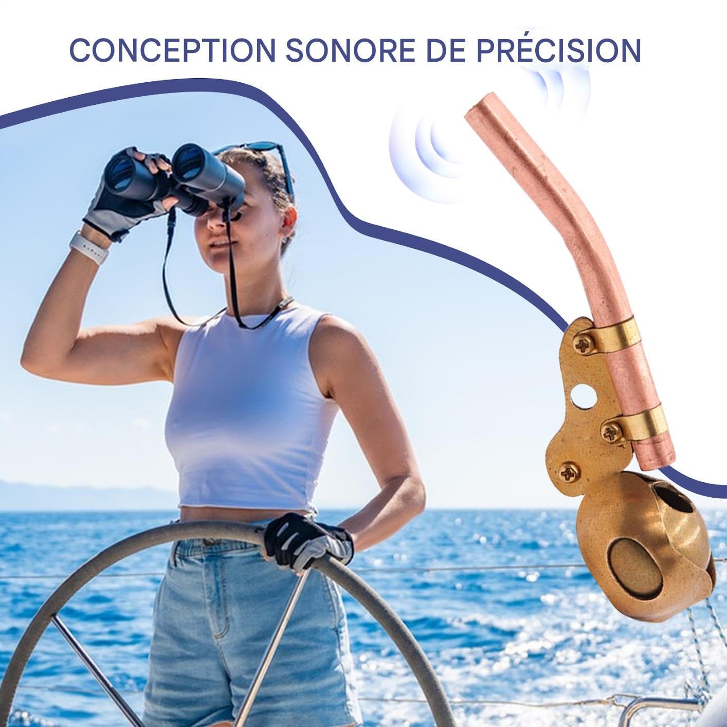 Générique Sifflet de Sifflet de Capitaine Portable | Dispositif D'Alerte Maritime Pour Guides Sportifs Arbitres Capitaines Officiers Enseignants Camping