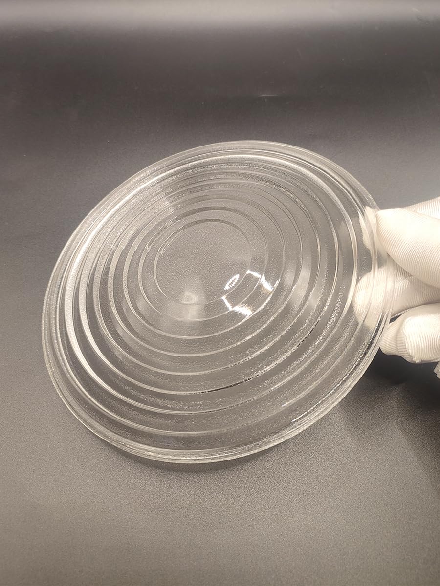 Lentille à Filetage de Fresnel en Verre à Haute teneur en Borosilicate, diamètre 50mm 80mm 110mm 112mm 120mm 130mm 150mm, lentilles de projecteur for lumière de scène 1 pièce(D150 F120MM)