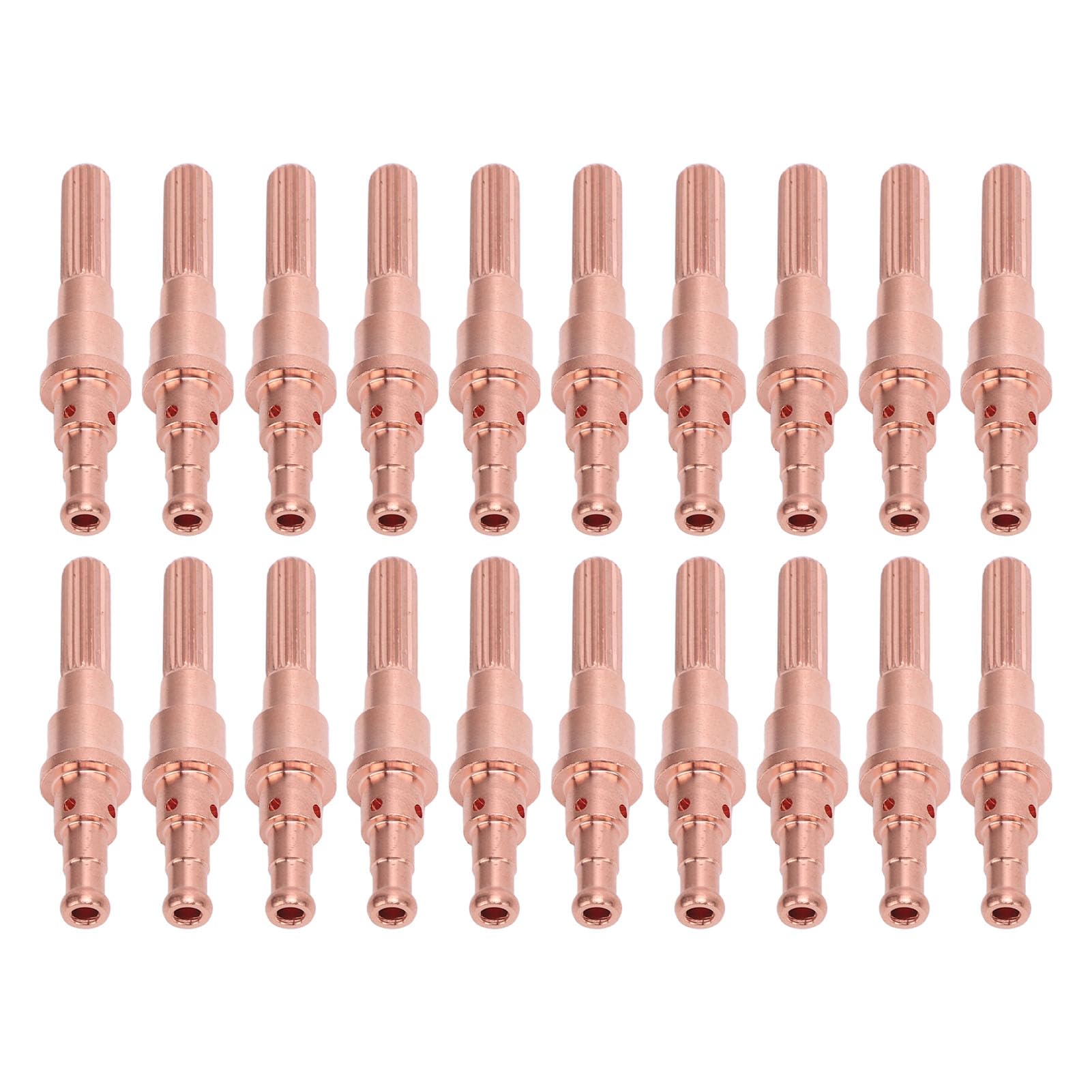 AUNMAS 20er-Pack 9-8232 Elektroden-Plasmaschneid-Verbrauchsmaterial für Thermal Dynamics SL60 SL100 Brenner, Messing, Hitzebeständig, Einfache Installation