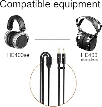 VBESTLIFE Kopfhörer-Upgrade-Kabel 3,5mm Auf Dual 2,5mm - 1,2m Für Hifiman Kopfhörer