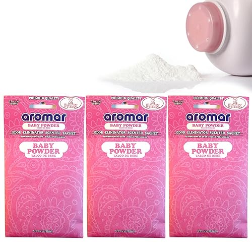 Miniatura 2 de 6 piezas de polvo de bebé perfumado bolsita cajón bolsas gran aroma fresco ambientador