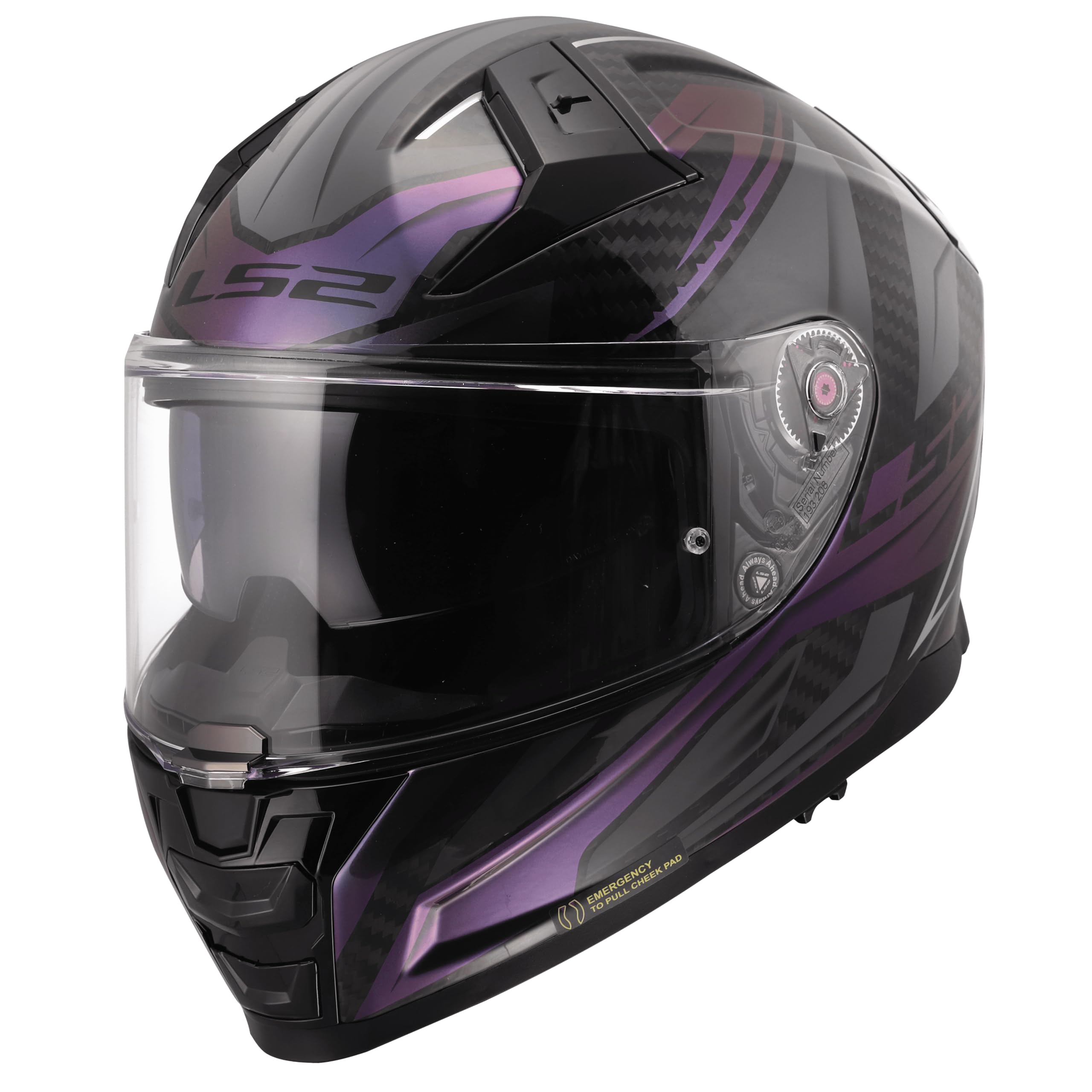 LS2, Casco Moto Integral VECTOR II CARBON SAVAGE Chameleon, 4XL