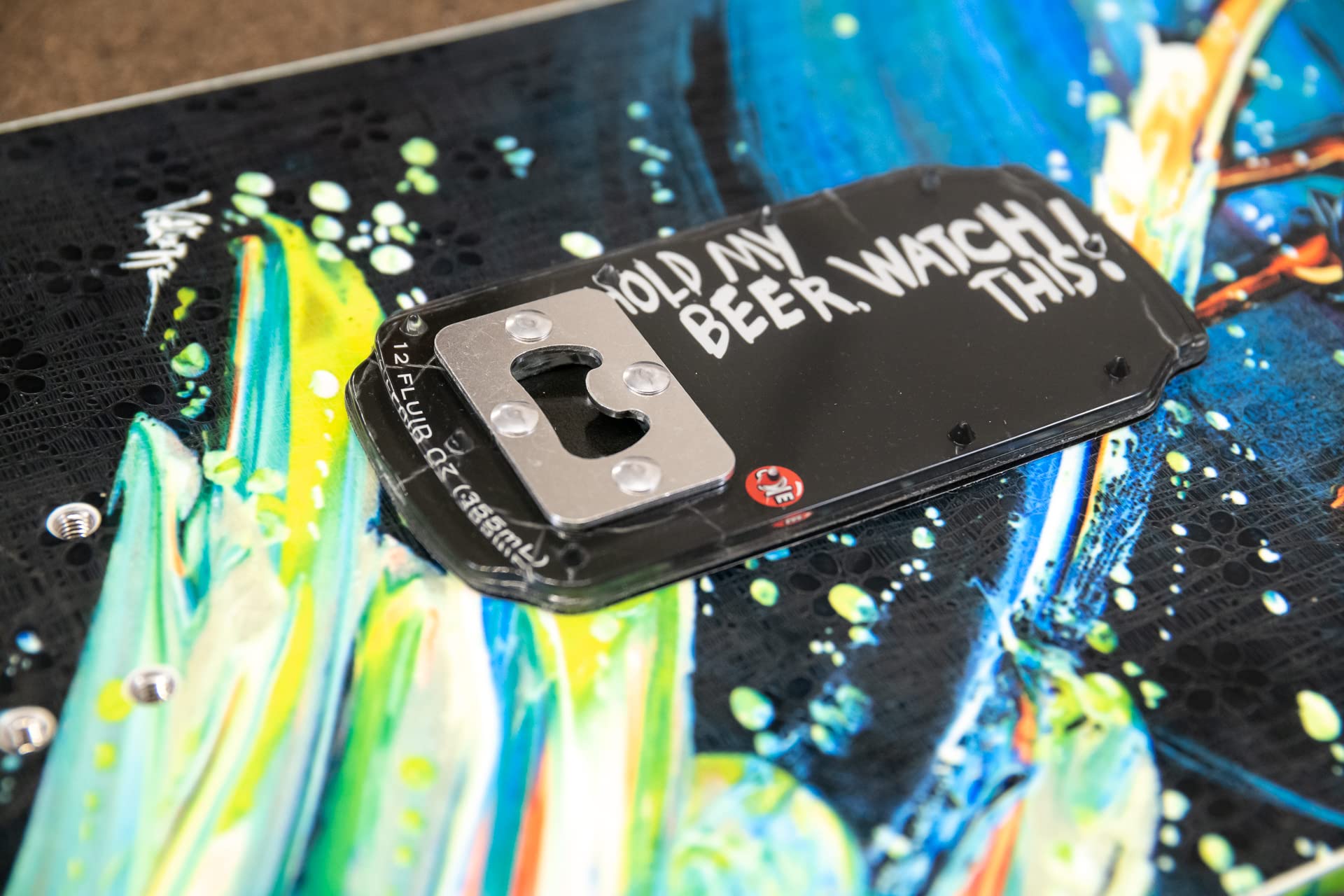 Amazon.com: One Ball - Hold My Beer Bottle Opener Stomp Pad 6