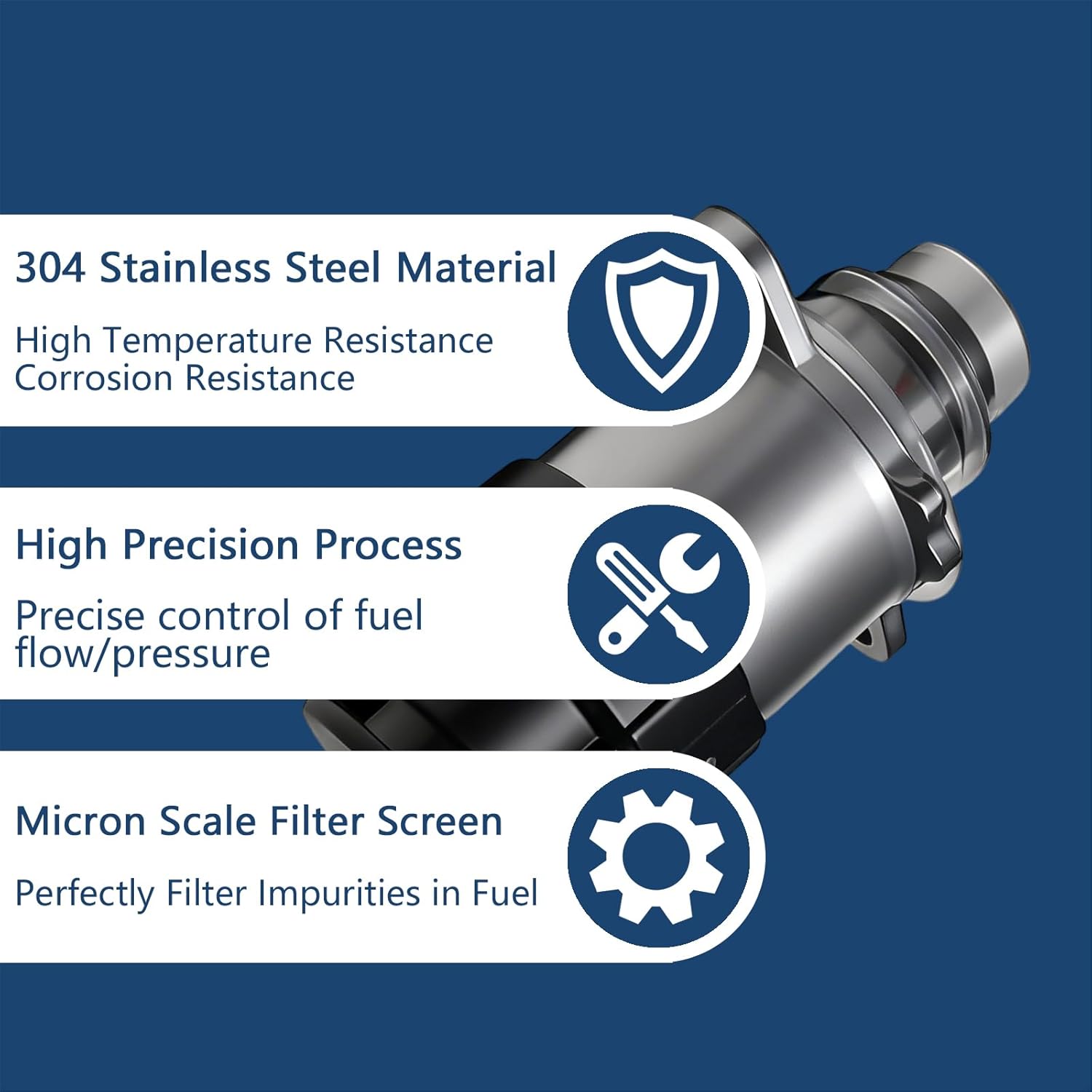 0928400796 Fuel Meter Quantity Control Valve Fit for 2011-2015 International Navistar 7600 5500 5600 8600 Loadstar ProStar WorkStar 7600,Engine Model MaxxForce 11 13,Replace 7092109c91