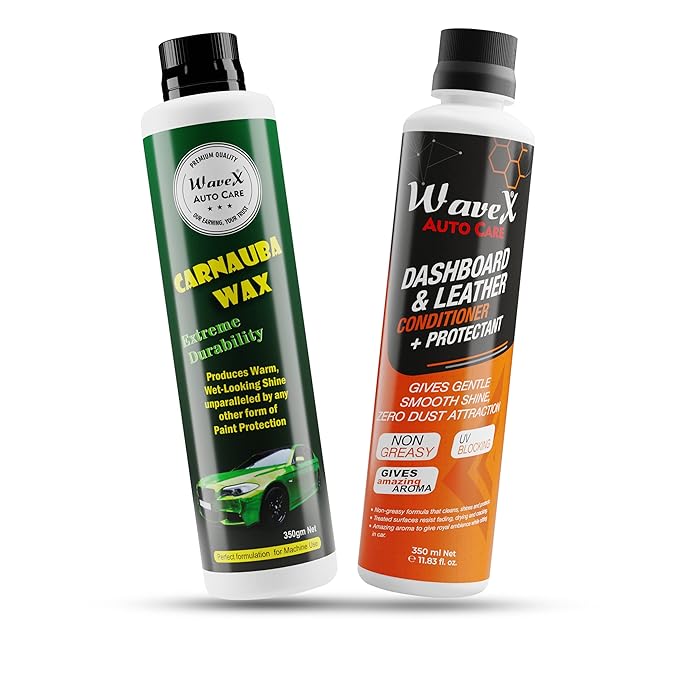 Wavex Car Polish Kit Contains Car Polish Carnauba Car Wax 350ml + Car