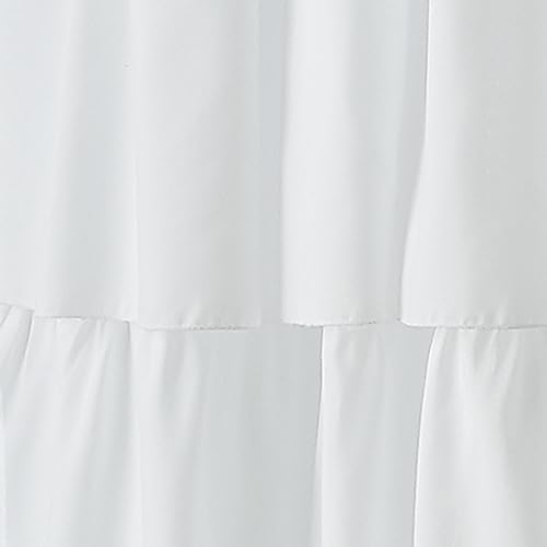 Miniatura 5 de Curtainworks Panel de cortina con volantes, 84 pulgadas, blanco, 1Q82460GWT