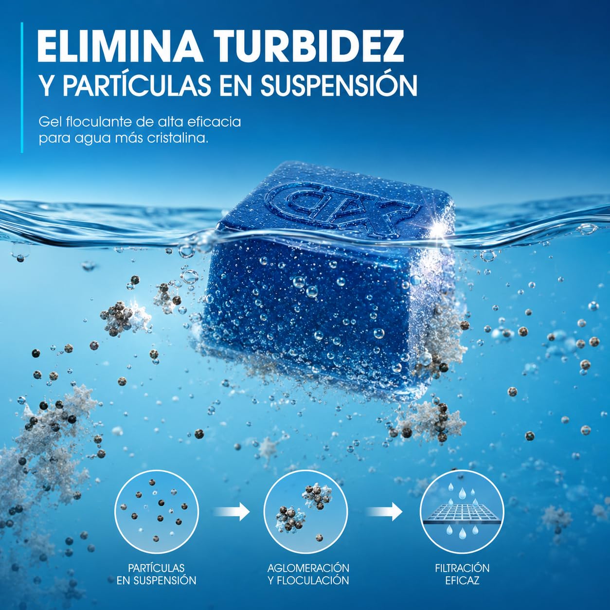 CTX-39 Flocculante in gel per piscine monodose, purificatore