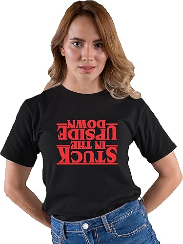 Miniatura 2 de Go All Out Camiseta para adultos Stuck in The Upside Down