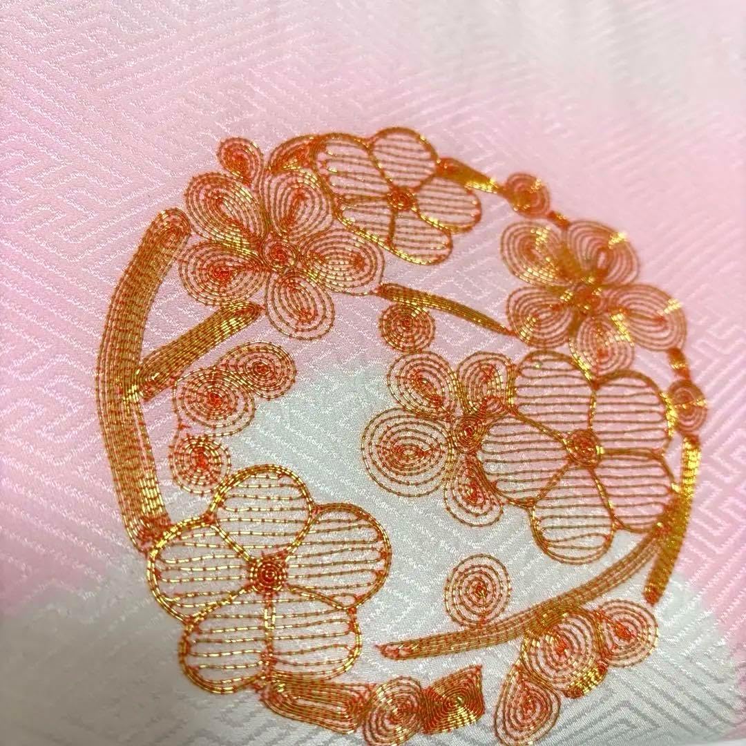 【新品】正絹/産着お宮参り 女の子 絞り 豪華刺繍入 /襦袢付/新品たとう紙付 新品】正絹/産着お宮参り 女の子 絞り 豪華刺繍入 /襦袢付/新品