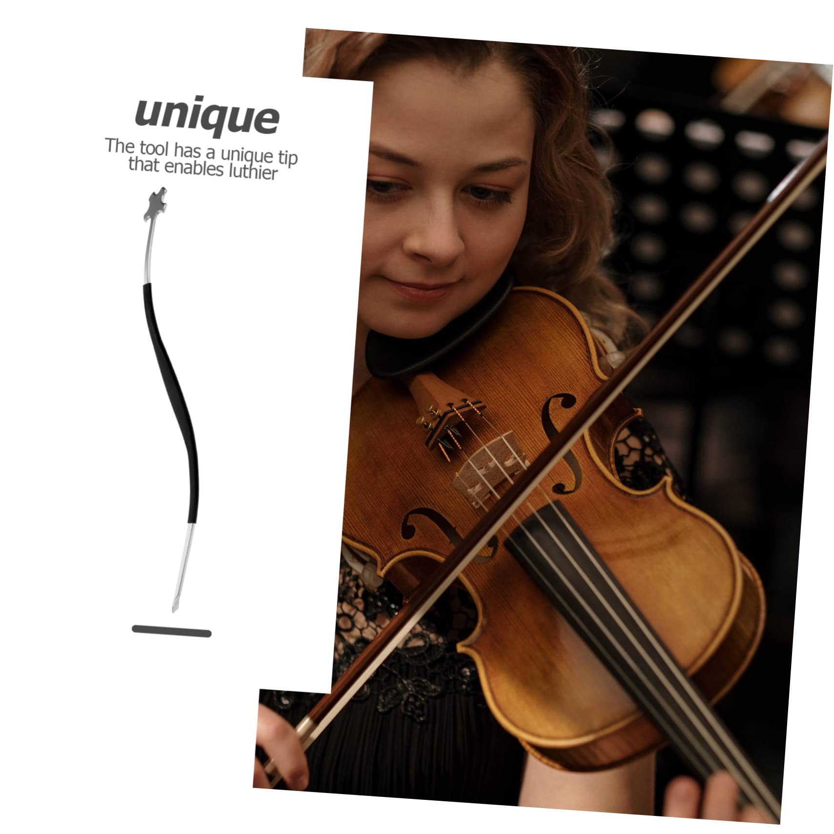 ibasenice 5pièces Outil Pour Violon Accessoire De Luthier Métal Pour Installation De Colonne Sonore Outil De Réparation De Violon Et Alto Et Précis