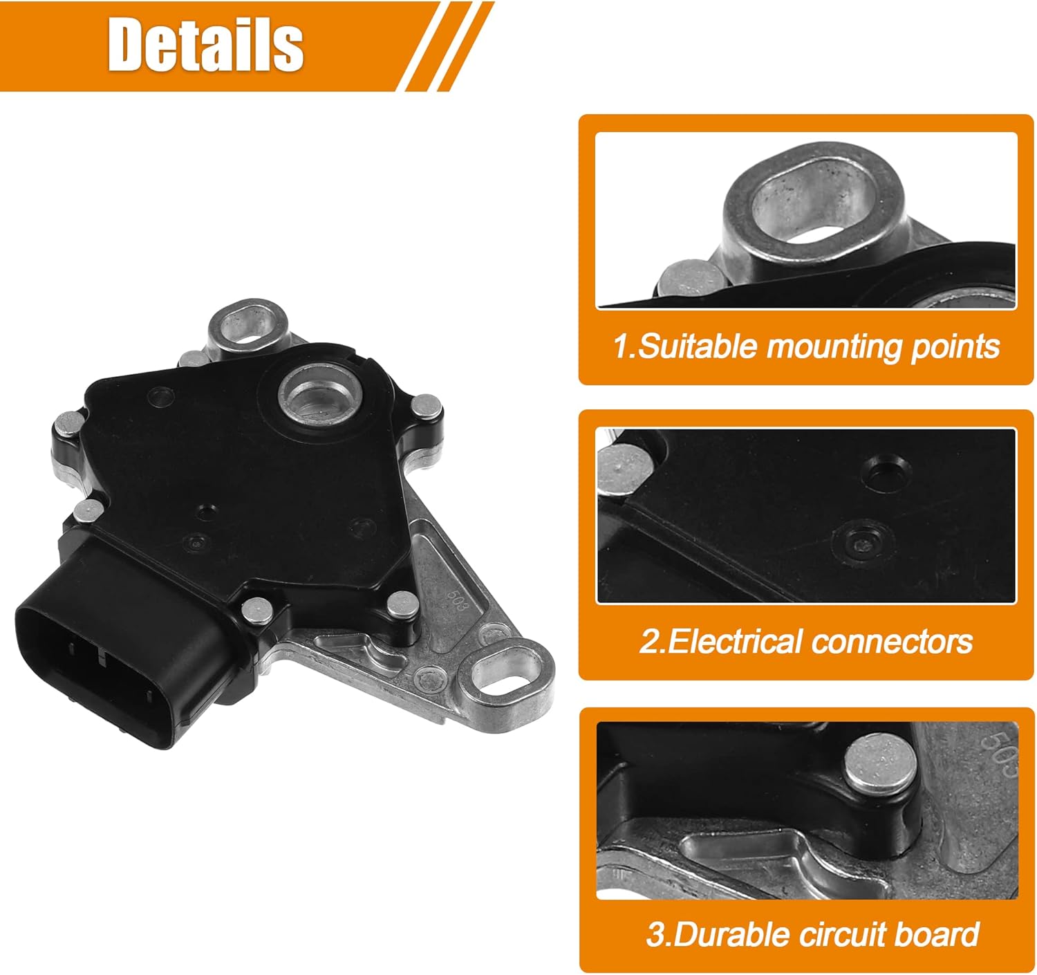 X AUTOHAUX Automatic Transmission Neutral Safety Switch 84540-52050 for Toyota Celica 2001-2005 for Toyota Corolla 2003-2005