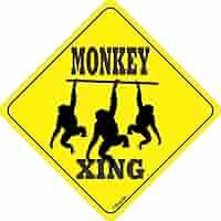 当時物　秀吉 Any monkey can come into power Amazon.com: SIGNS UP Monkey XING Sign : Home & Kitchen