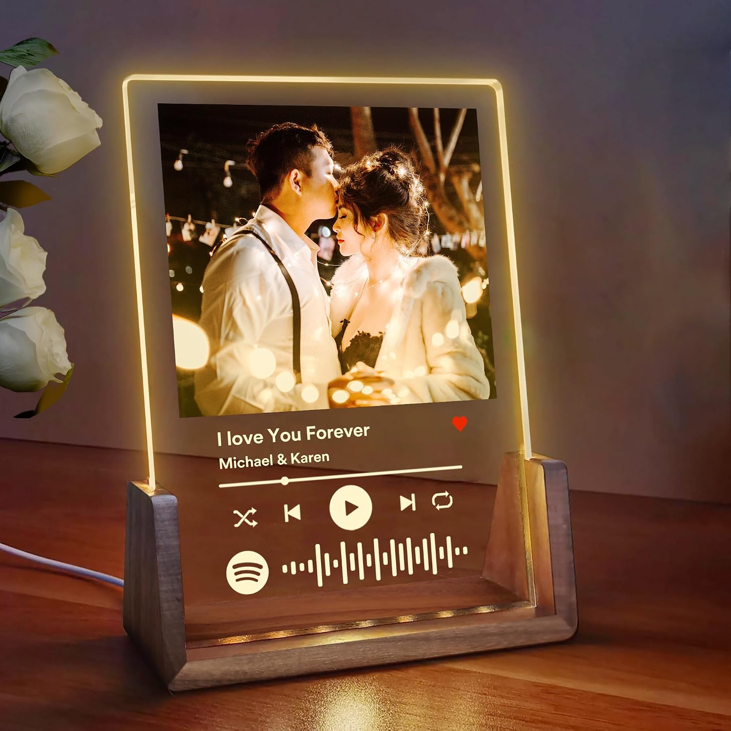Graduation Gifts for Her Him 2026, Custom Inspirational Class of 2026 Acrylic Plaque Personalized Graduates Desk Sign Decorations Customized Graduation Led Lamp for Women Man Gifts for University College High School