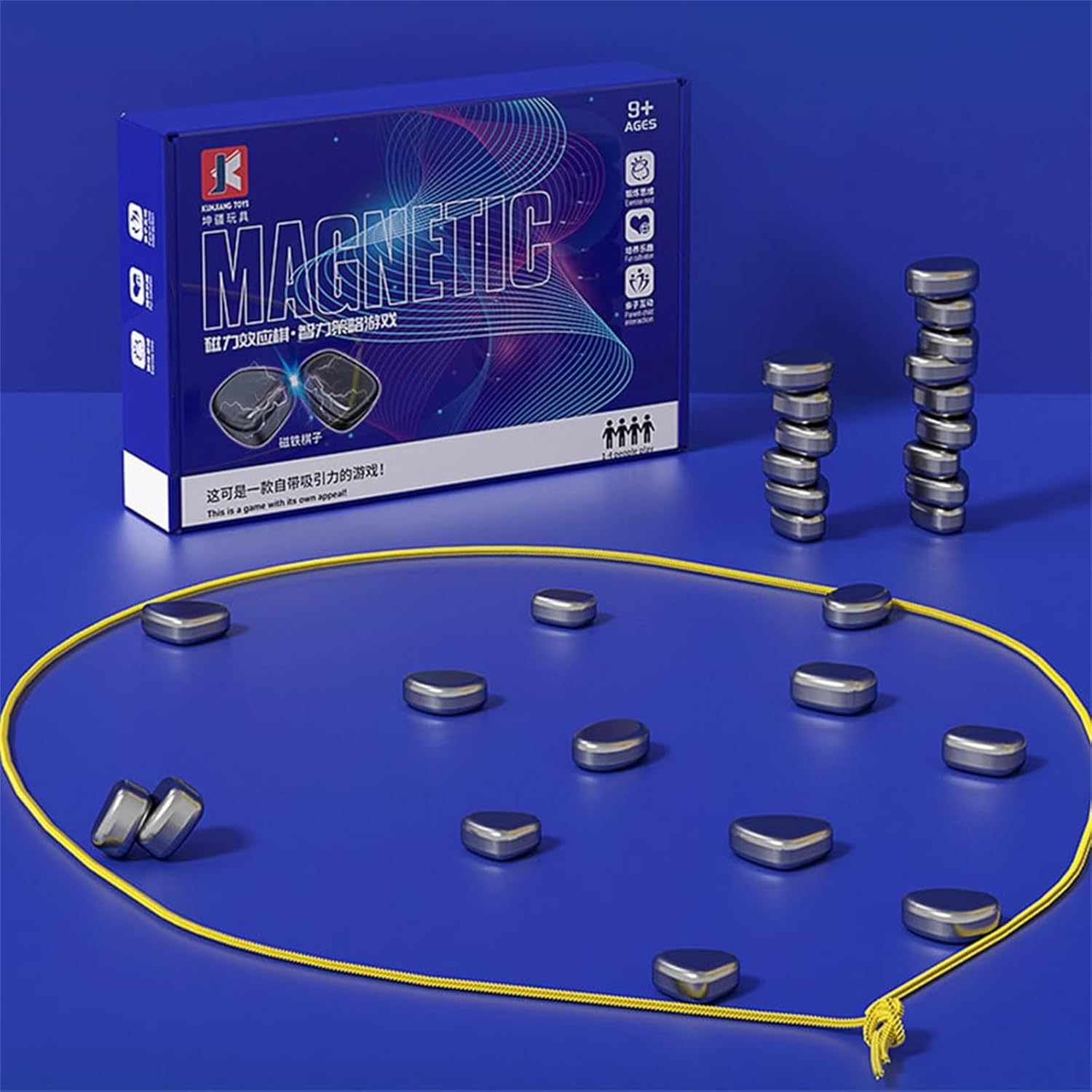 Juego de Ajedrez Magnético, Divertido Juego de Mesa con Imán, Juego de  Tablero Magnético, Juego de Estrategia para Niños y Adultos, Juegos de  Fiesta Familiar (A)