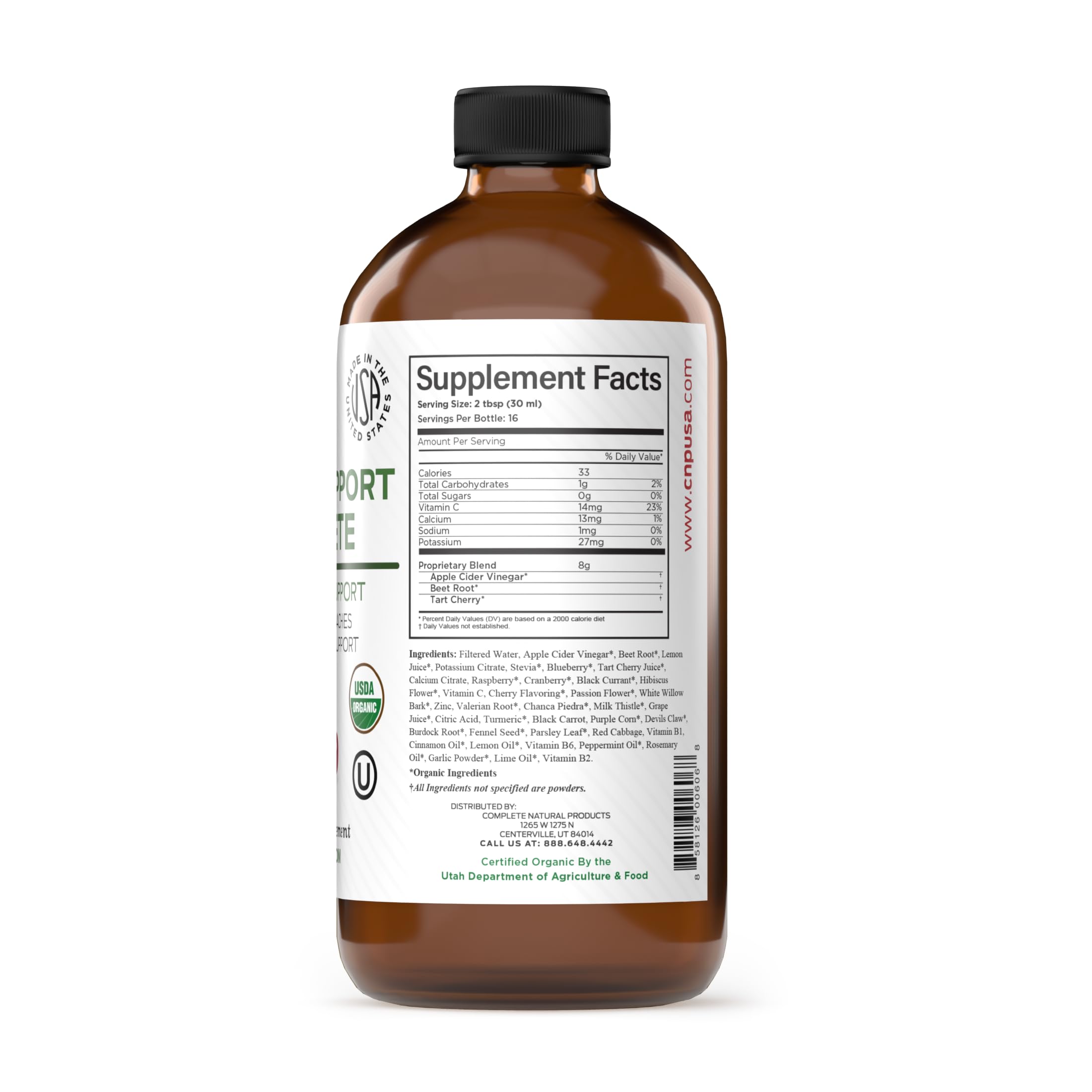 Complete Natural Products Joint Support Complete – 16 Fl Oz Organic Liquid Joint Supplement – Natural Herbal Joint Health Support for Mobility — Amazon image 3