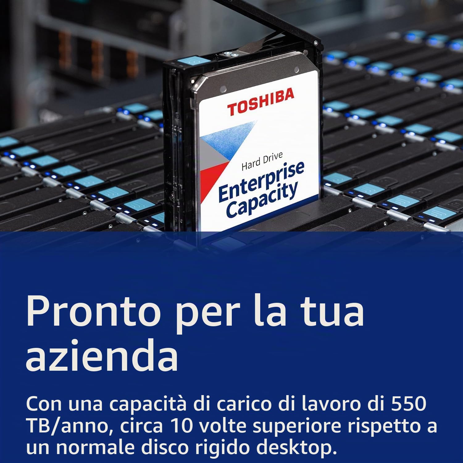 Toshiba 4TB Festplatte MG04ACA400EY 3.5 Zoll HDD SATA 7200RPM 128MB di cache (ricondizionato)