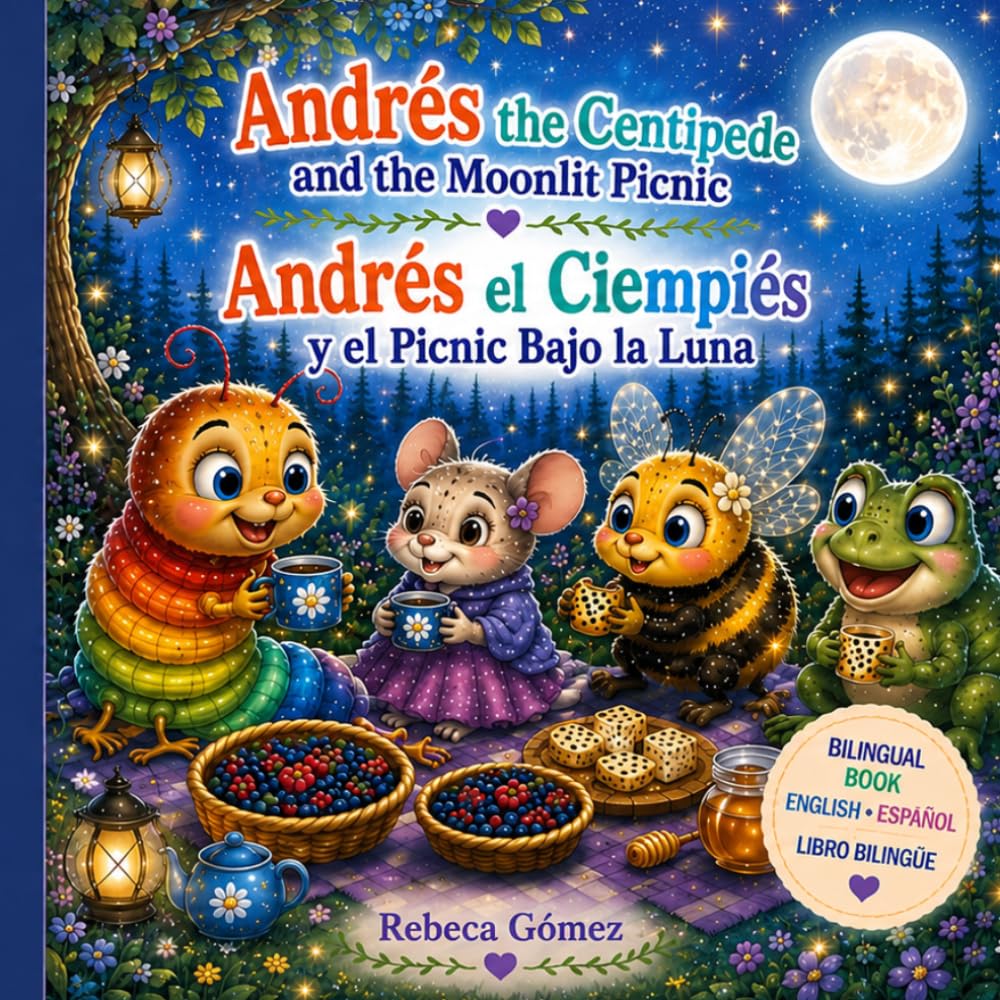 ANDRÉS THE CENTIPEDE AND THE MOONLIT PICNIC - ANDRÉS EL CIEMPIÉS Y EL PICNIC BAJO LA LUNA