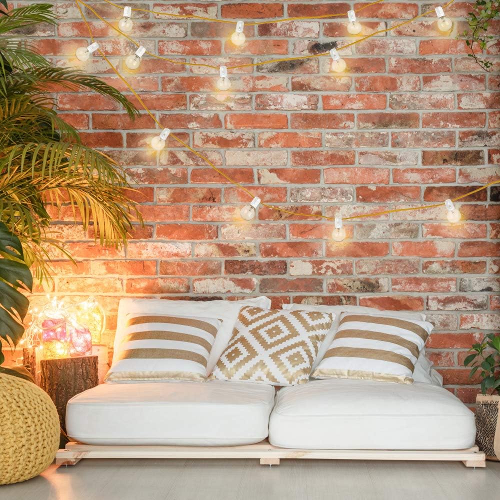 Globe Electric 80261 5W Vintage Edison Mini Dimmable Incandescent Light Bulb 20-Pack, E12 Base, 20 Lumens, Warm White 2200 Kelvin, G12 Shape, Candelabra Base, String Light Bulb