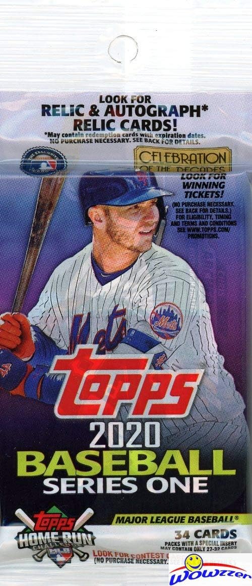2020 Topps Series 1 MLB Baseball EXCLUSIVE HUGE Factory Sealed JUMBO FAT Pack with 34 Cards including (2) TURKEY RED 2020 Inserts! Loaded with Rookies & Cool Inserts! Look for Autos & Relics! WOWZZER!