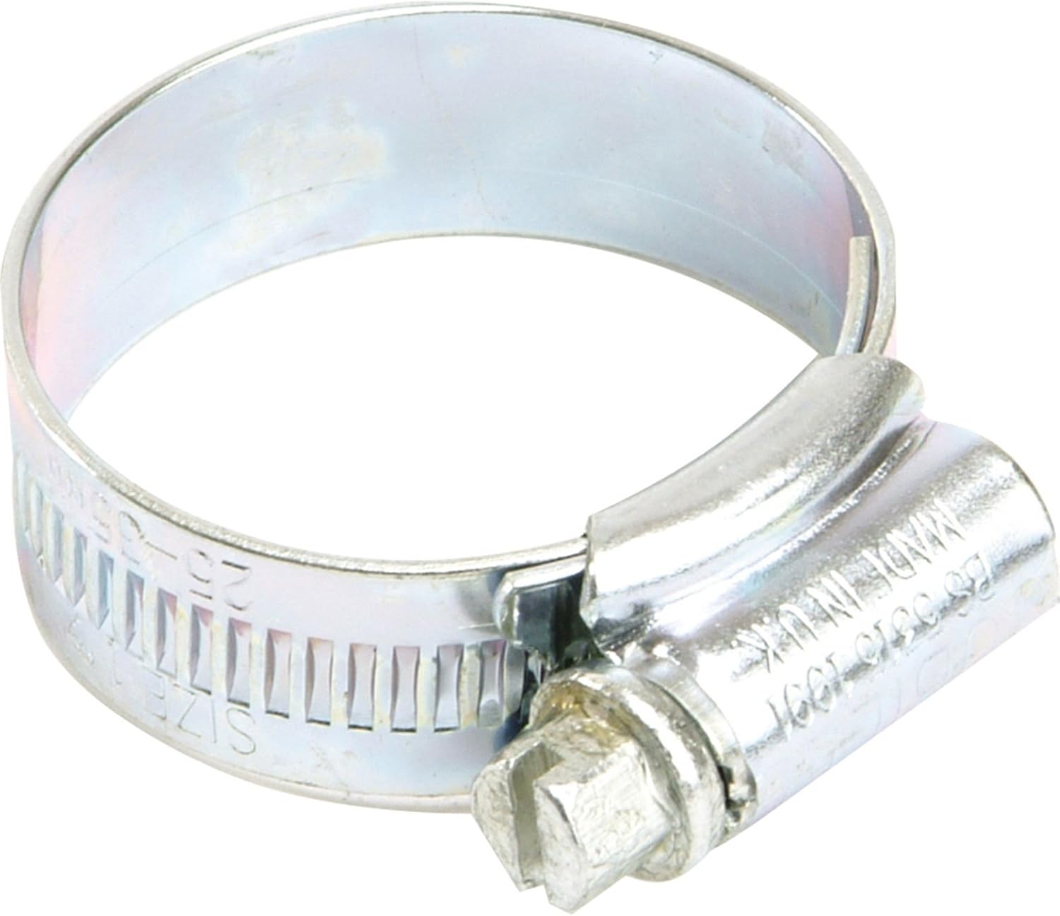 Best Price Square Hose Clips, Set of 100, Multi-coloured, Zinc, 85 - 100mm (3.1/4 - 4in)