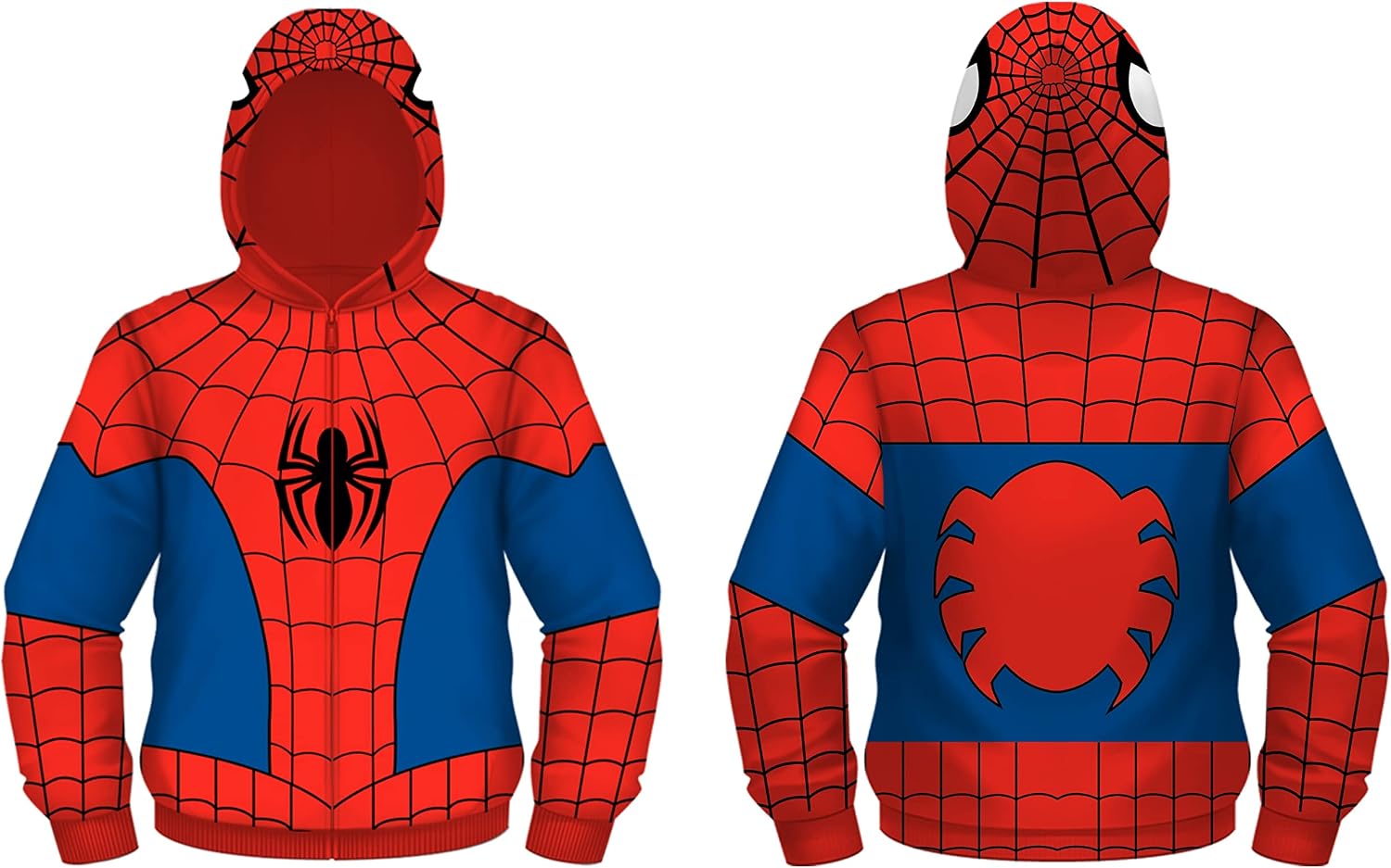 Marvel Boys' Spiderman Costume Hoodie