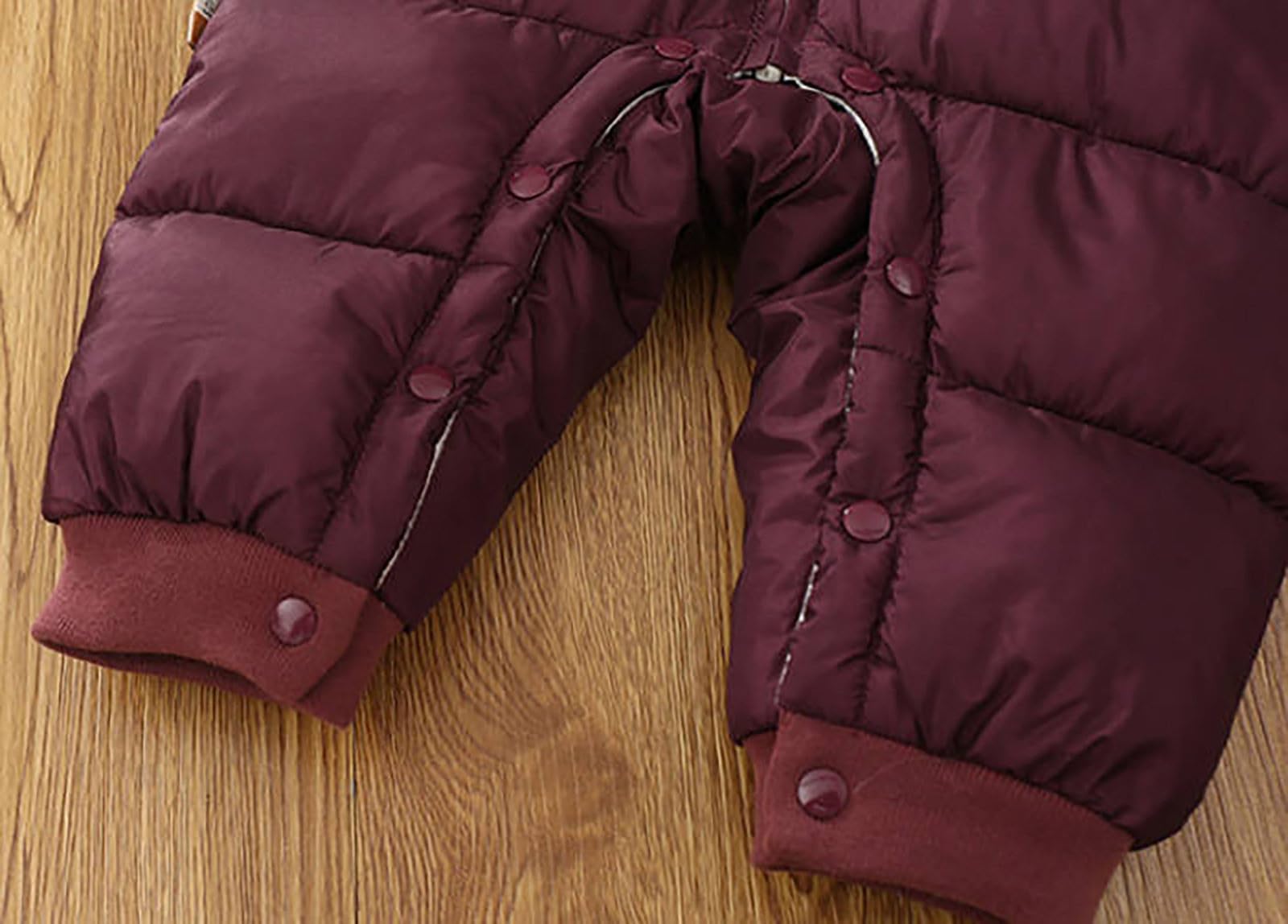Generisch Baby SchneeanzüGe Winter Overall Mit Kapuze, Babykleidung Jungen 0-6 Monate Overalls FüR Baby-Jungen Strampler Mit Kapuze Warme Oberbekleidung Baby Kleidung 0-6 Monate Kleidung 3-6 Clothes