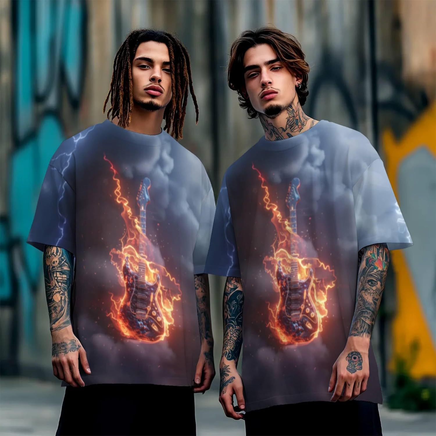 3D Pattern Print T-Shirt Breathable Cool Lightweight Flexible Easy to Match Diverse and Stylish - Image 5