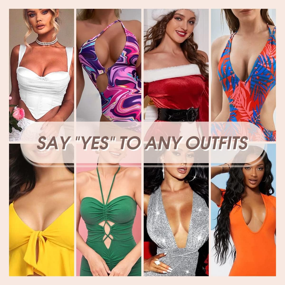 Boob Tape Boobtape, 3" Extra Wide Bob Tape for Large Breasts, XL Breast Lift Tape w 2pcs Reusable Nipplecover Adhesive Bra - Image 5