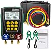 DY517 Refrigeration Digital Manifold Gauge Meter HVAC Vacuum Pressure Leakage Temperature Tester Test Precisely