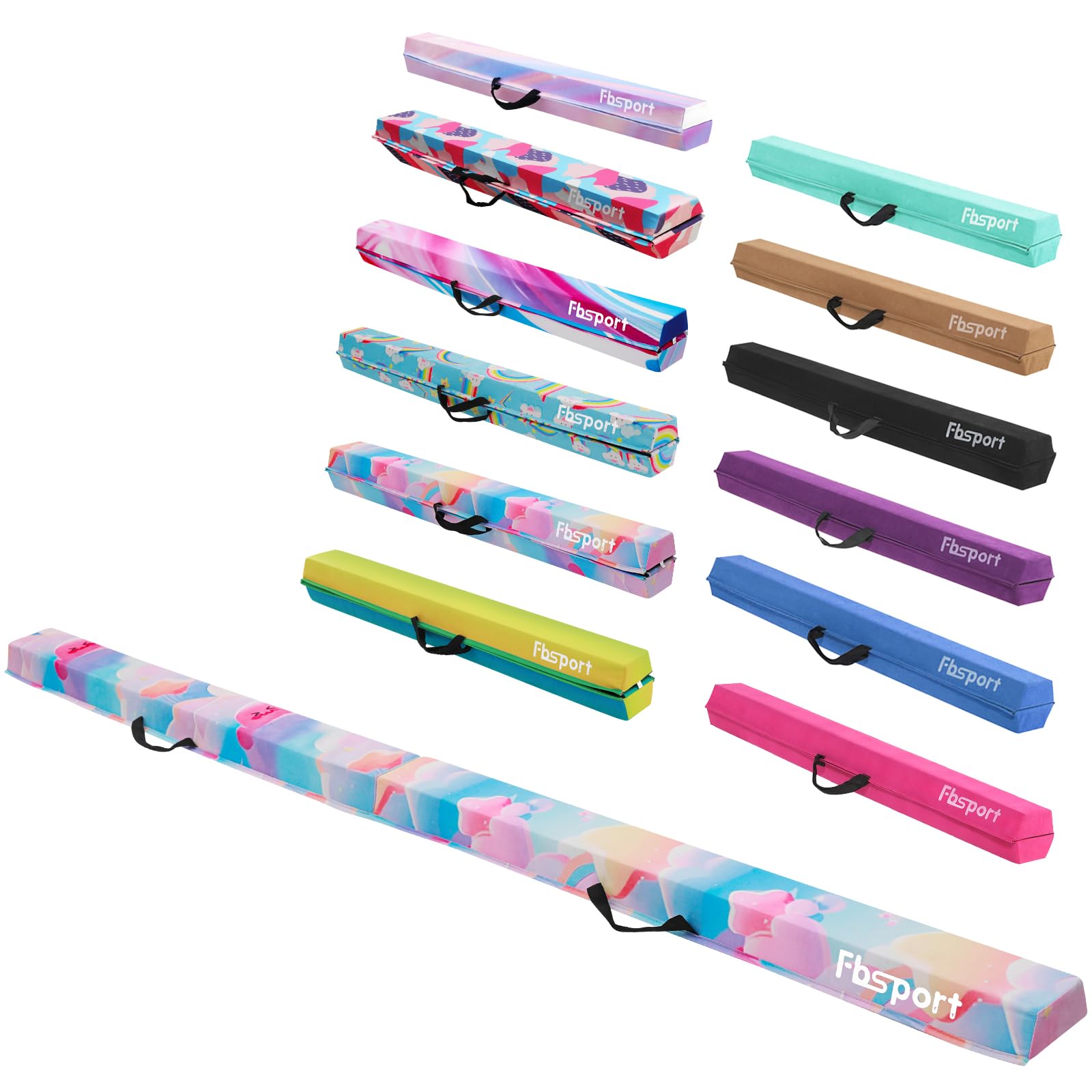 FBSPORT Folding Balance Beam 8FT